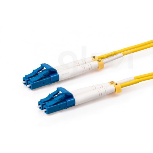 Broxnet Duplex LC/UPC to LC/UPC SM 9/125 2.0mm 1M LSZH Fiber Patch Cable