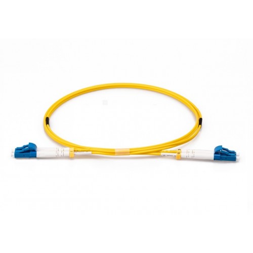 Broxnet Duplex LC/UPC to LC/UPC SM 9/125 2.0mm 1M LSZH Fiber Patch Cable