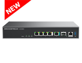 Grandstream GCC6020 UC+Networking Convergence Device (VPN Router, NGFW, Switch & IP PBX) with 1x 10G SFP+ port, 1x 2.5G and 4x Gigabit Ethernet ports