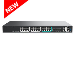 Grandstream GCC6021 UC+Networking Convergence Device (VPN Router, NGFW, Switch & IP PBX) with 4x 10G SFP+ port, 8x 2.5G and 16x Gigabit Ethernet ports