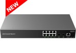 Grandstream GWN7801 Enterprise 8-Port Gigabit L2+ Managed Network Switch with 2 Gigabit SFP Uplink Ports
