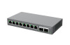 Grandstream GWN7721 10-Port L2-Lite Managed 2.5Gigabit Network Switch with 8x 2.5G Ethernet Ports and 2x 10G SFP+