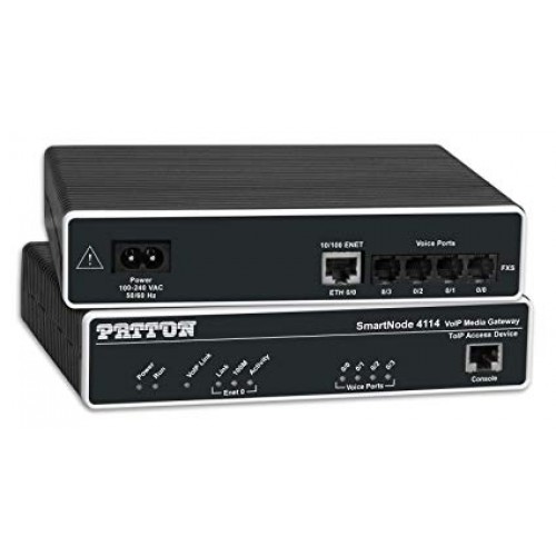 Patton SmartNode 4114 2-FXS & 2-FXO VoIP Gateway 